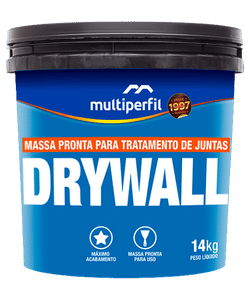 massa para drywall 14kg multiperfil